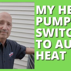 Heat Pump Notification of AUXILIARY HEAT